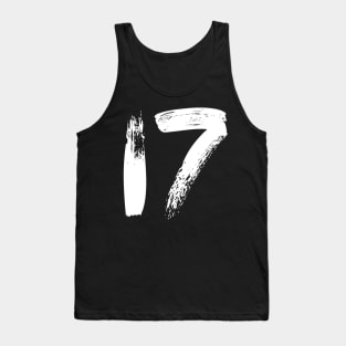 Number 17 Tank Top